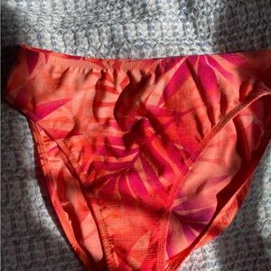 Vibrant Pink and Orange Bikini Bottom